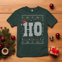 Where's My Ho At Matching Ugly Christmas T Shirt Ho Funny Couples - Wonder Print Shop