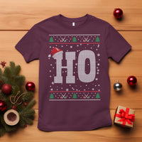 Where's My Ho At Matching Ugly Christmas T Shirt Ho Funny Couples - Wonder Print Shop