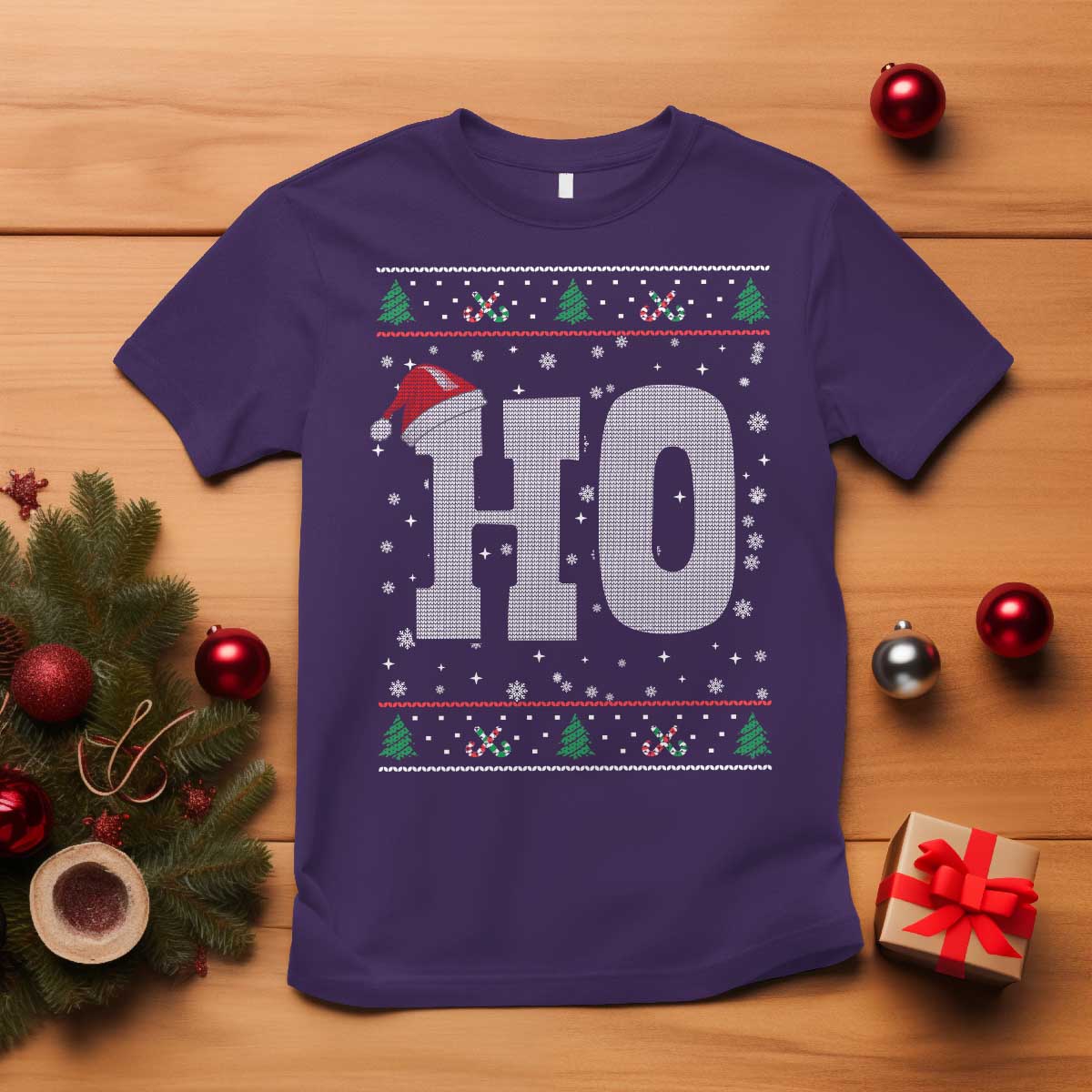 Where's My Ho At Matching Ugly Christmas T Shirt Ho Funny Couples - Wonder Print Shop