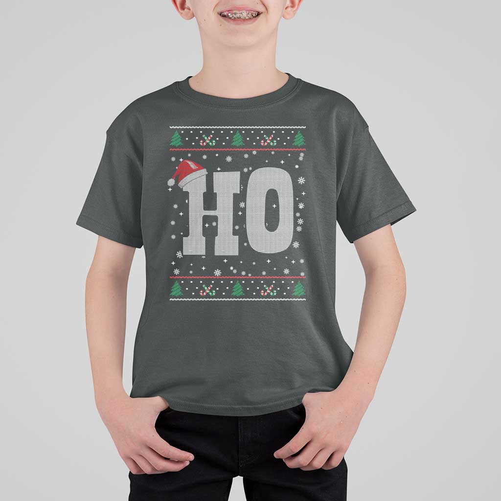 Where's My Ho At Matching Ugly Christmas T Shirt For Kid Ho Funny Couples - Wonder Print Shop