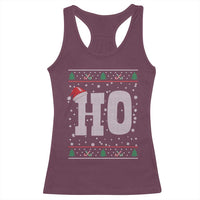 Where's My Ho At Matching Ugly Christmas Racerback Tank Top Ho Funny Couples - Wonder Print Shop