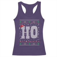 Where's My Ho At Matching Ugly Christmas Racerback Tank Top Ho Funny Couples - Wonder Print Shop