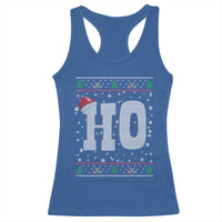 Where's My Ho At Matching Ugly Christmas Racerback Tank Top Ho Funny Couples - Wonder Print Shop