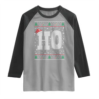 Where's My Ho At Matching Ugly Christmas Raglan Shirt Ho Funny Couples - Wonder Print Shop