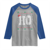 Where's My Ho At Matching Ugly Christmas Raglan Shirt Ho Funny Couples - Wonder Print Shop