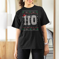 Where's My Ho At Matching Ugly Christmas T Shirt For Women Ho Funny Couples - Wonder Print Shop