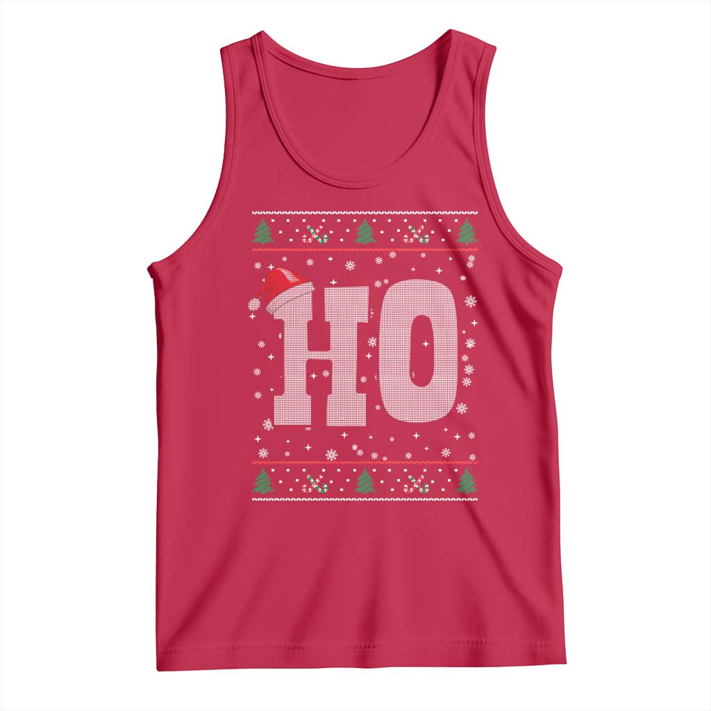 Where's My Ho At Matching Ugly Christmas Tank Top Ho Funny Couples - Wonder Print Shop