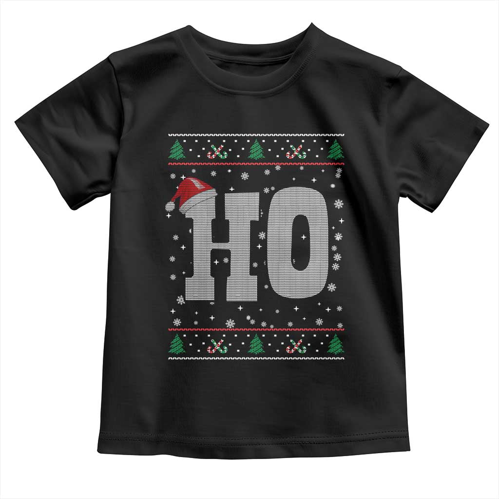Where's My Ho At Matching Ugly Christmas Toddler T Shirt Ho Funny Couples - Wonder Print Shop