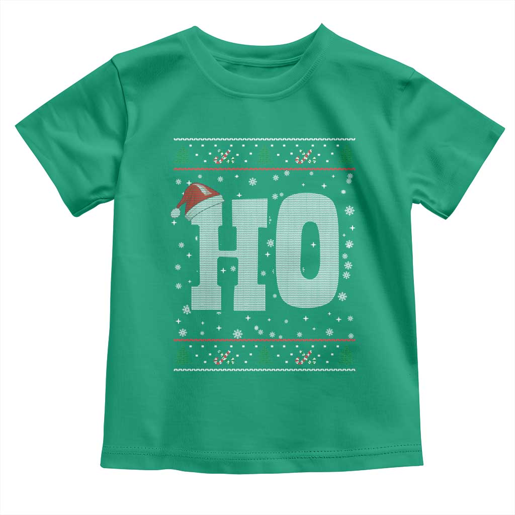 Where's My Ho At Matching Ugly Christmas Toddler T Shirt Ho Funny Couples - Wonder Print Shop