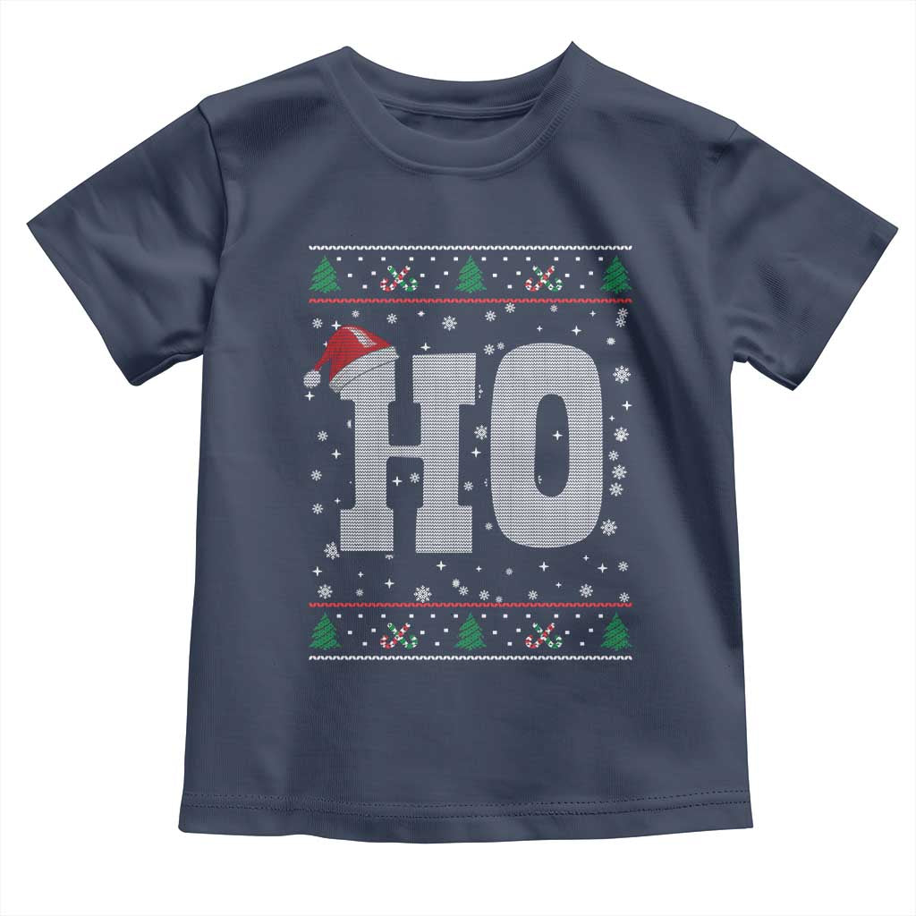 Where's My Ho At Matching Ugly Christmas Toddler T Shirt Ho Funny Couples - Wonder Print Shop