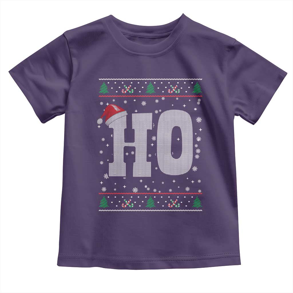 Where's My Ho At Matching Ugly Christmas Toddler T Shirt Ho Funny Couples - Wonder Print Shop