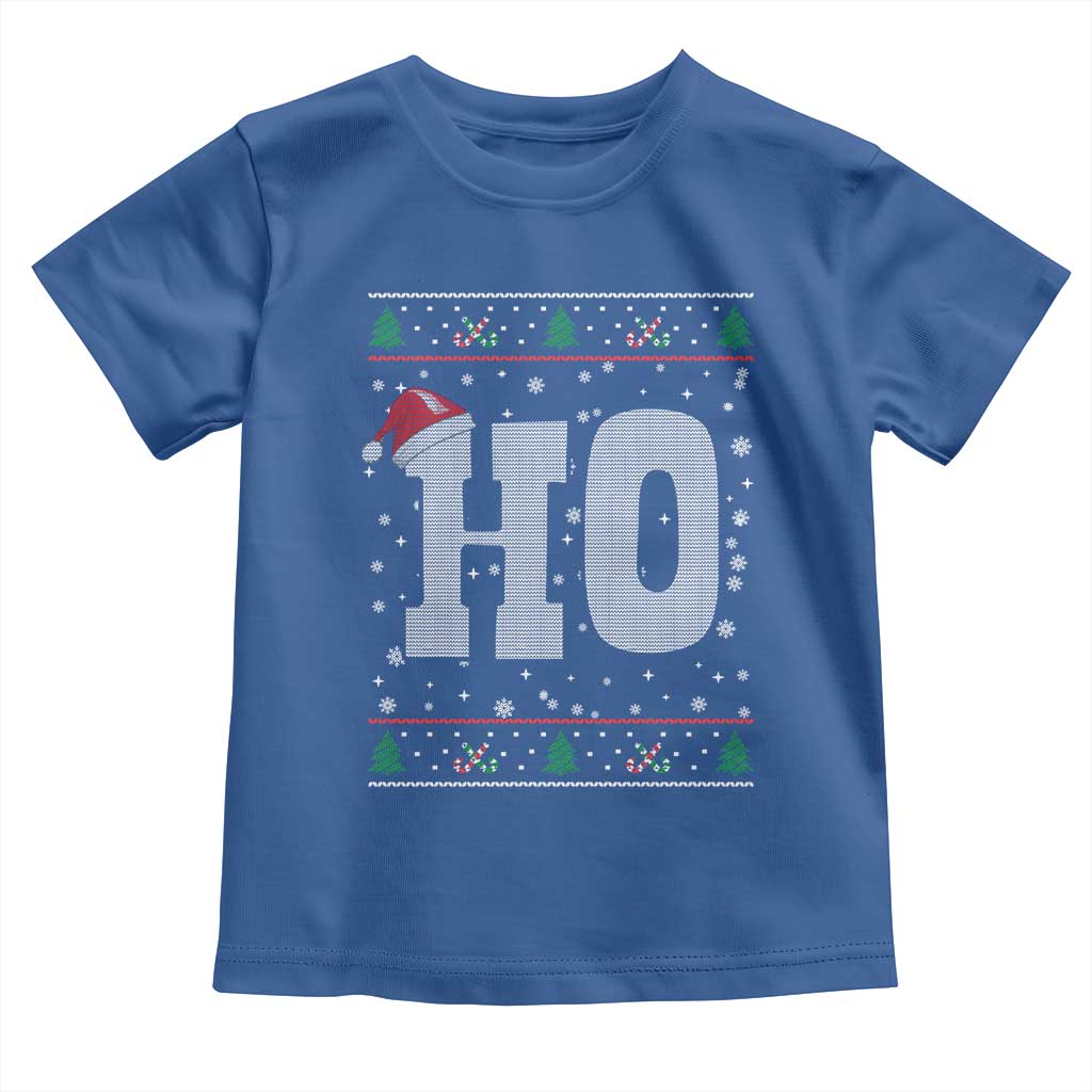 Where's My Ho At Matching Ugly Christmas Toddler T Shirt Ho Funny Couples - Wonder Print Shop