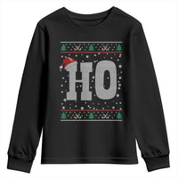 Where's My Ho At Matching Ugly Christmas Youth Sweatshirt Ho Funny Couples - Wonder Print Shop