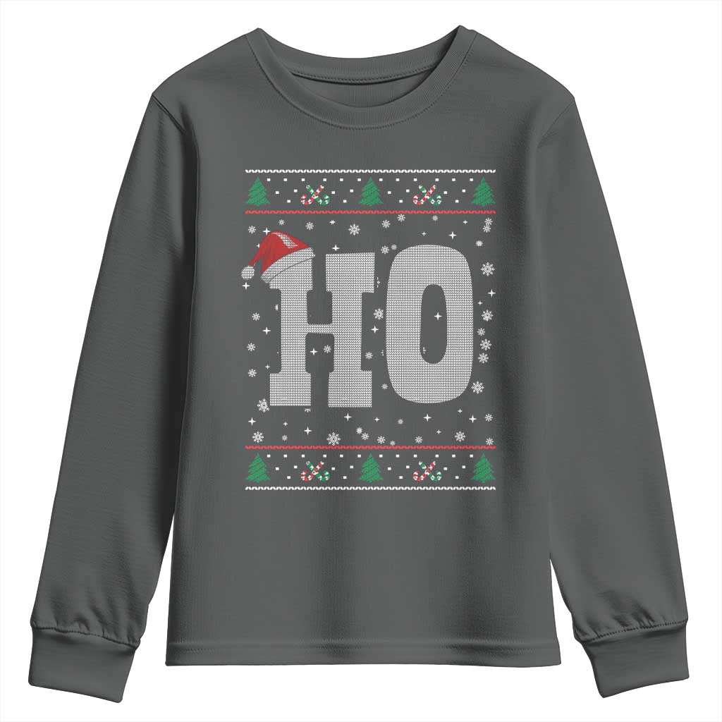 Where's My Ho At Matching Ugly Christmas Youth Sweatshirt Ho Funny Couples - Wonder Print Shop