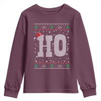 Where's My Ho At Matching Ugly Christmas Youth Sweatshirt Ho Funny Couples - Wonder Print Shop