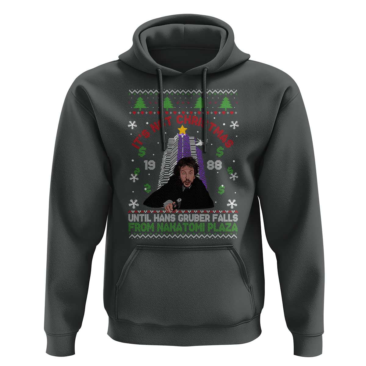 Christmas Nakatomi Plaza Hoodie Hans Gruber Xmas Party 2024 Ugly Gift