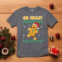 Gingerbread Man Oh Snap Christmas T Shirt - Wonder Print Shop
