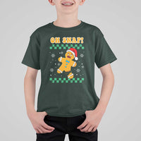 Gingerbread Man Oh Snap Christmas T Shirt For Kid - Wonder Print Shop