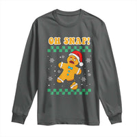 Gingerbread Man Oh Snap Christmas Long Sleeve Shirt