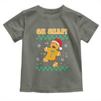 Gingerbread Man Oh Snap Christmas Toddler T Shirt