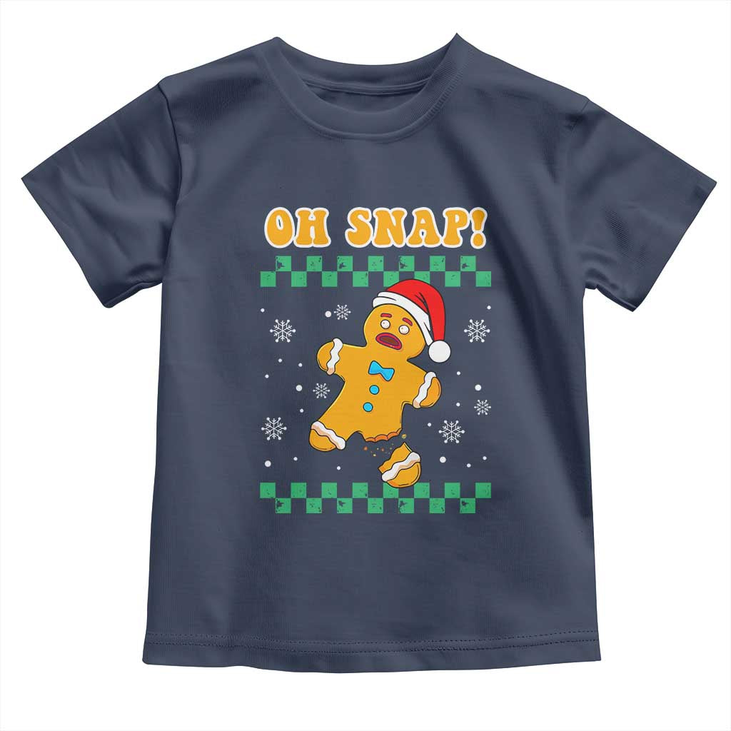 Gingerbread Man Oh Snap Christmas Toddler T Shirt