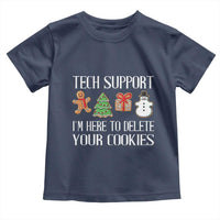 Christmas Tech Support Toddler T Shirt Here To Delete Cookies IT Xmas