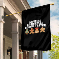 Official Christmas Cookie Tester Garden Flag Taster Baking Crew Sibling Matching - Wonder Print Shop