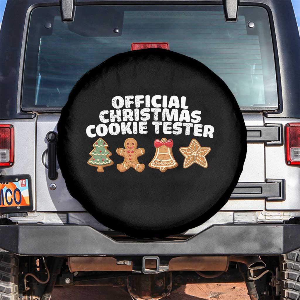 Official Christmas Cookie Tester Spare Tire Cover Taster Baking Crew Sibling Matching - Wonder Print Shop
