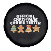 Official Christmas Cookie Tester Spare Tire Cover Taster Baking Crew Sibling Matching - Wonder Print Shop