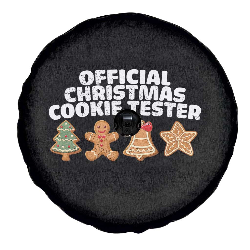 Official Christmas Cookie Tester Spare Tire Cover Taster Baking Crew Sibling Matching - Wonder Print Shop