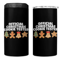 Official Christmas Cookie Tester 4 in 1 Can Cooler Tumbler Taster Baking Crew Sibling Matching - Wonder Print Shop