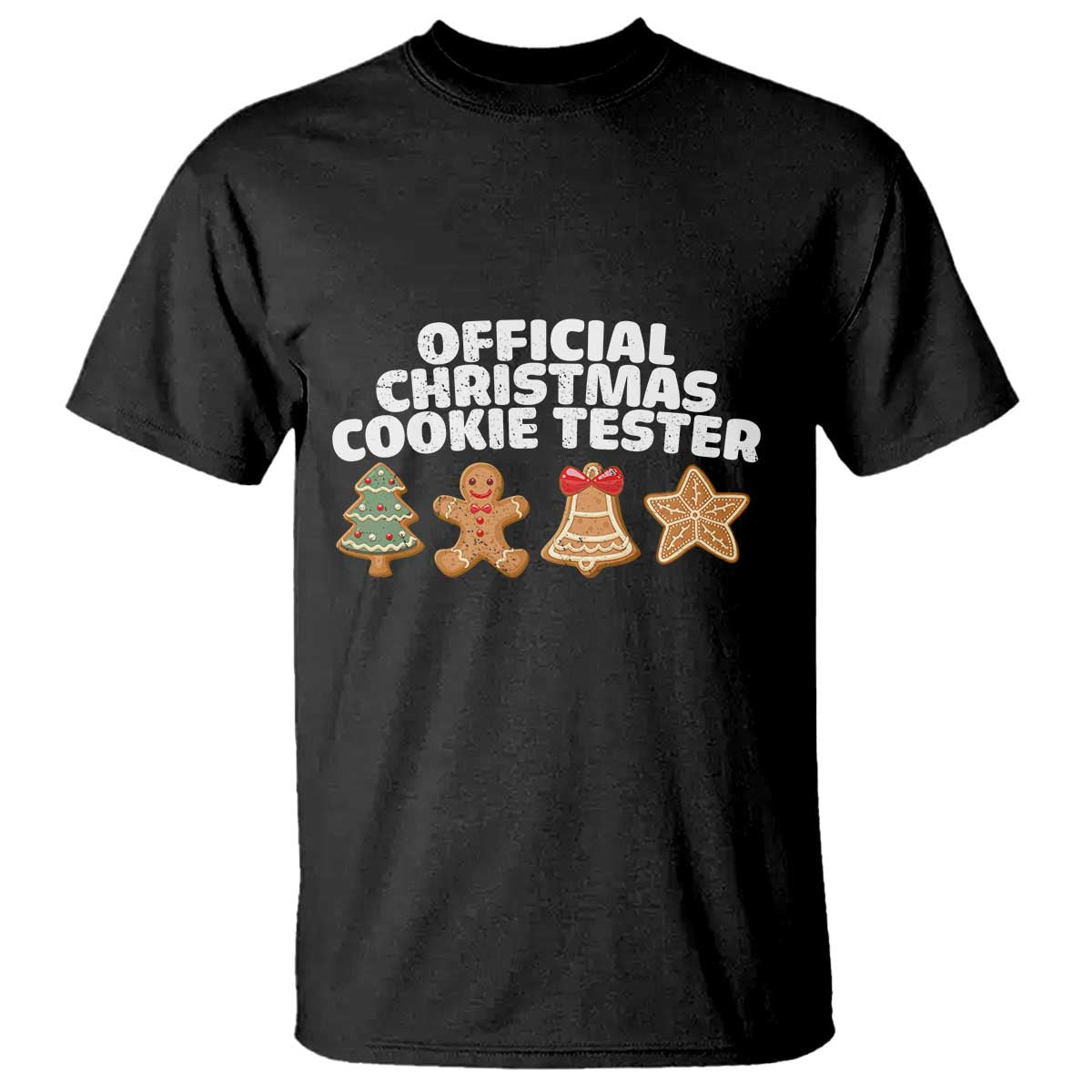 Official Christmas Cookie Tester T Shirt Taster Baking Crew Sibling Matching - Wonder Print Shop