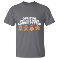 Official Christmas Cookie Tester T Shirt Taster Baking Crew Sibling Matching - Wonder Print Shop
