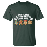 Official Christmas Cookie Tester T Shirt Taster Baking Crew Sibling Matching - Wonder Print Shop