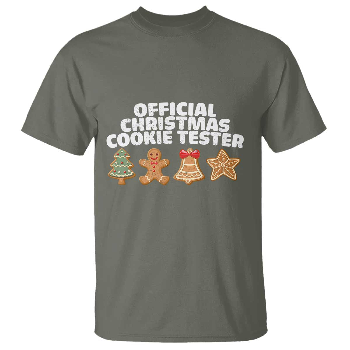 Official Christmas Cookie Tester T Shirt Taster Baking Crew Sibling Matching - Wonder Print Shop