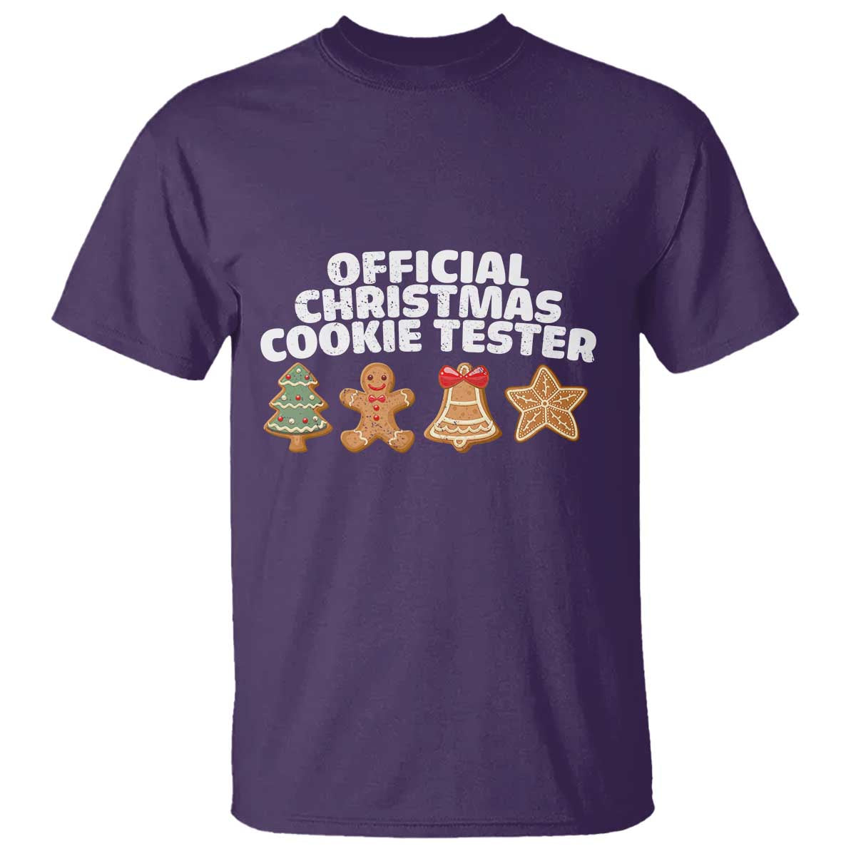 Official Christmas Cookie Tester T Shirt Taster Baking Crew Sibling Matching - Wonder Print Shop