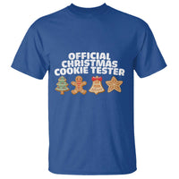 Official Christmas Cookie Tester T Shirt Taster Baking Crew Sibling Matching - Wonder Print Shop
