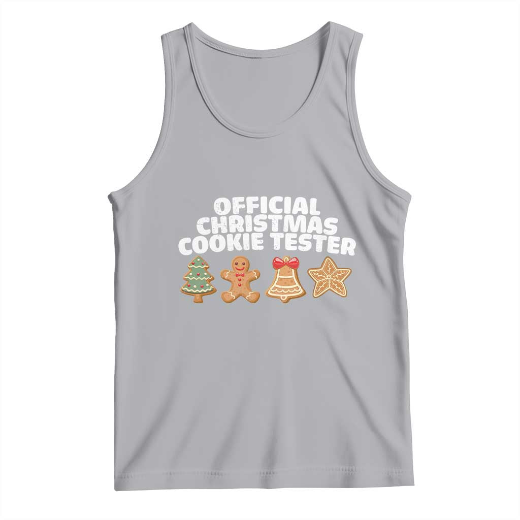 Official Christmas Cookie Tester Tank Top Taster Baking Crew Sibling Matching - Wonder Print Shop