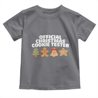 Official Christmas Cookie Tester Toddler T Shirt Taster Baking Crew Sibling Matching - Wonder Print Shop