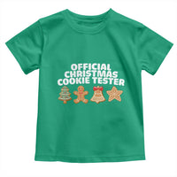 Official Christmas Cookie Tester Toddler T Shirt Taster Baking Crew Sibling Matching - Wonder Print Shop