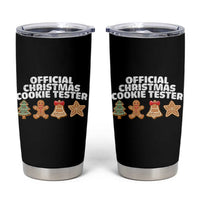 Official Christmas Cookie Tester Tumbler Cup Taster Baking Crew Sibling Matching - Wonder Print Shop