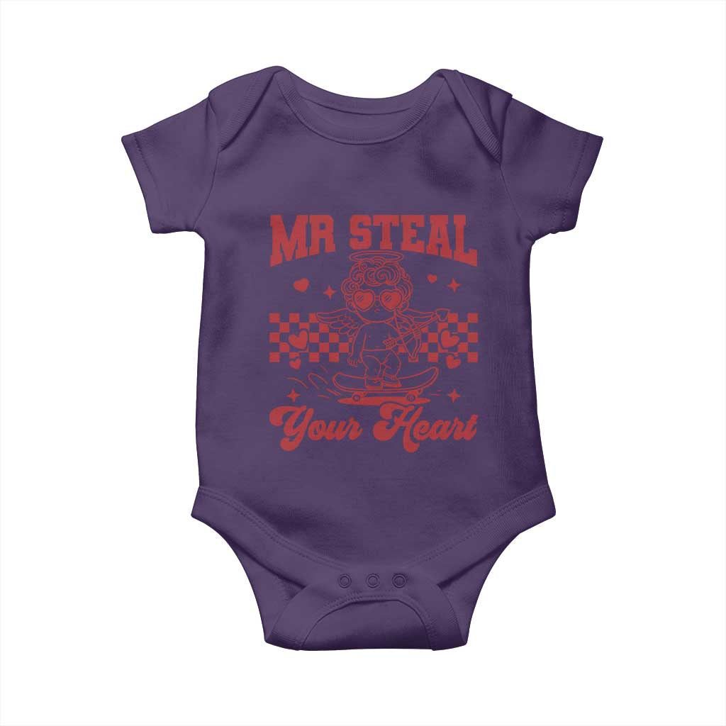 Mr Steal Your Heart Baby Onesie Cute Cupid Youth Boys Baby Boy Valentine Toddler