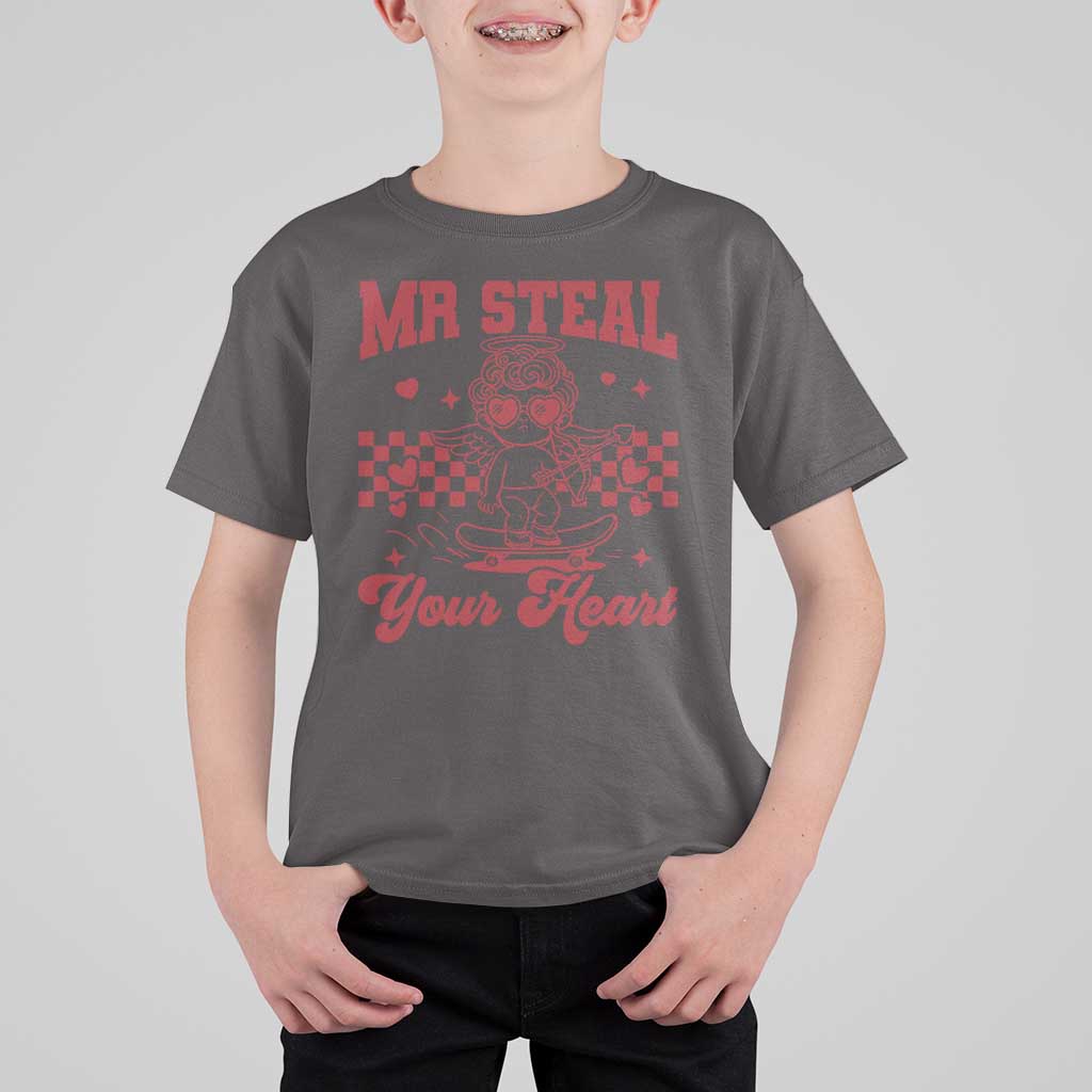 Mr Steal Your Heart T Shirt For Kid Cute Cupid Youth Boys Baby Boy Valentine Toddler