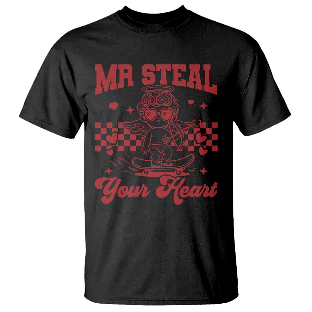 Mr Steal Your Heart T Shirt Cute Cupid Youth Boys Baby Boy Valentine Toddler