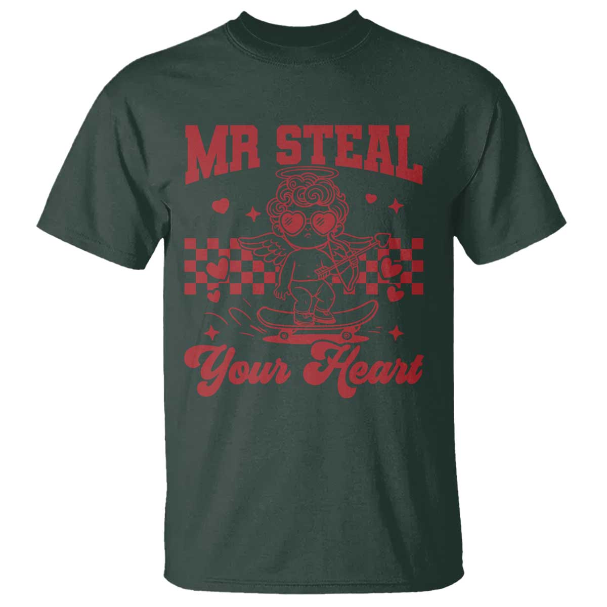 Mr Steal Your Heart T Shirt Cute Cupid Youth Boys Baby Boy Valentine Toddler