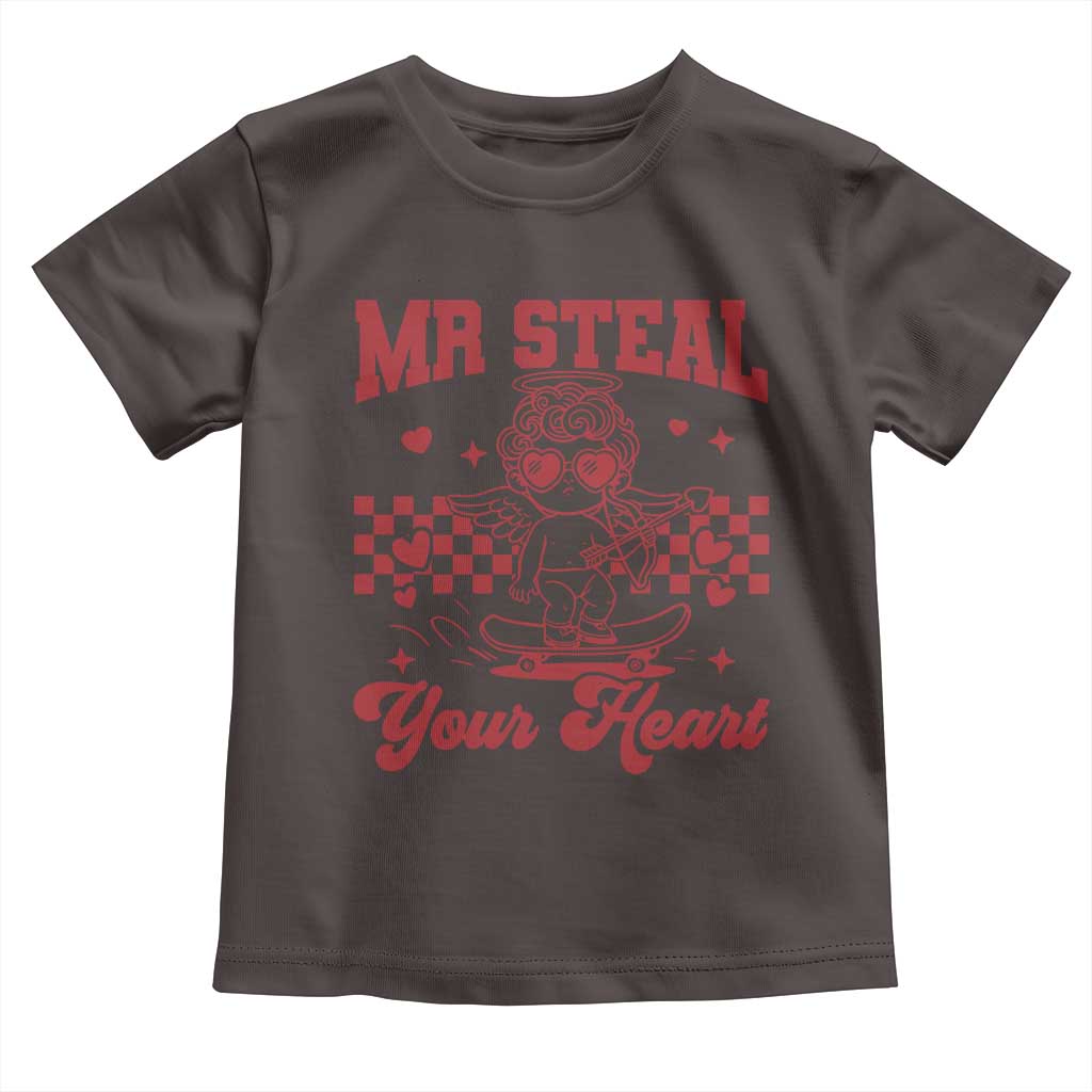 Mr Steal Your Heart Toddler T Shirt Cute Cupid Youth Boys Baby Boy Valentine Toddler