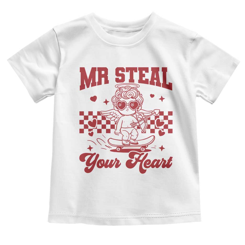 Mr Steal Your Heart Toddler T Shirt Cute Cupid Youth Boys Baby Boy Valentine Toddler TS10