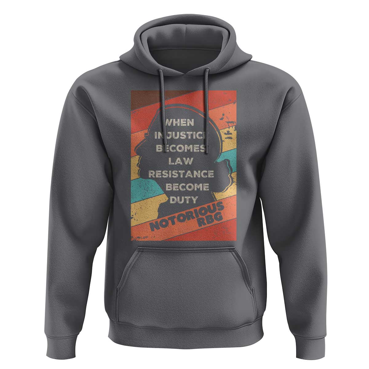 When Injustice Becomes Law Resistance Becomes Duty Hoodie Political Protest Feminist RGB - Wonder Print Shop