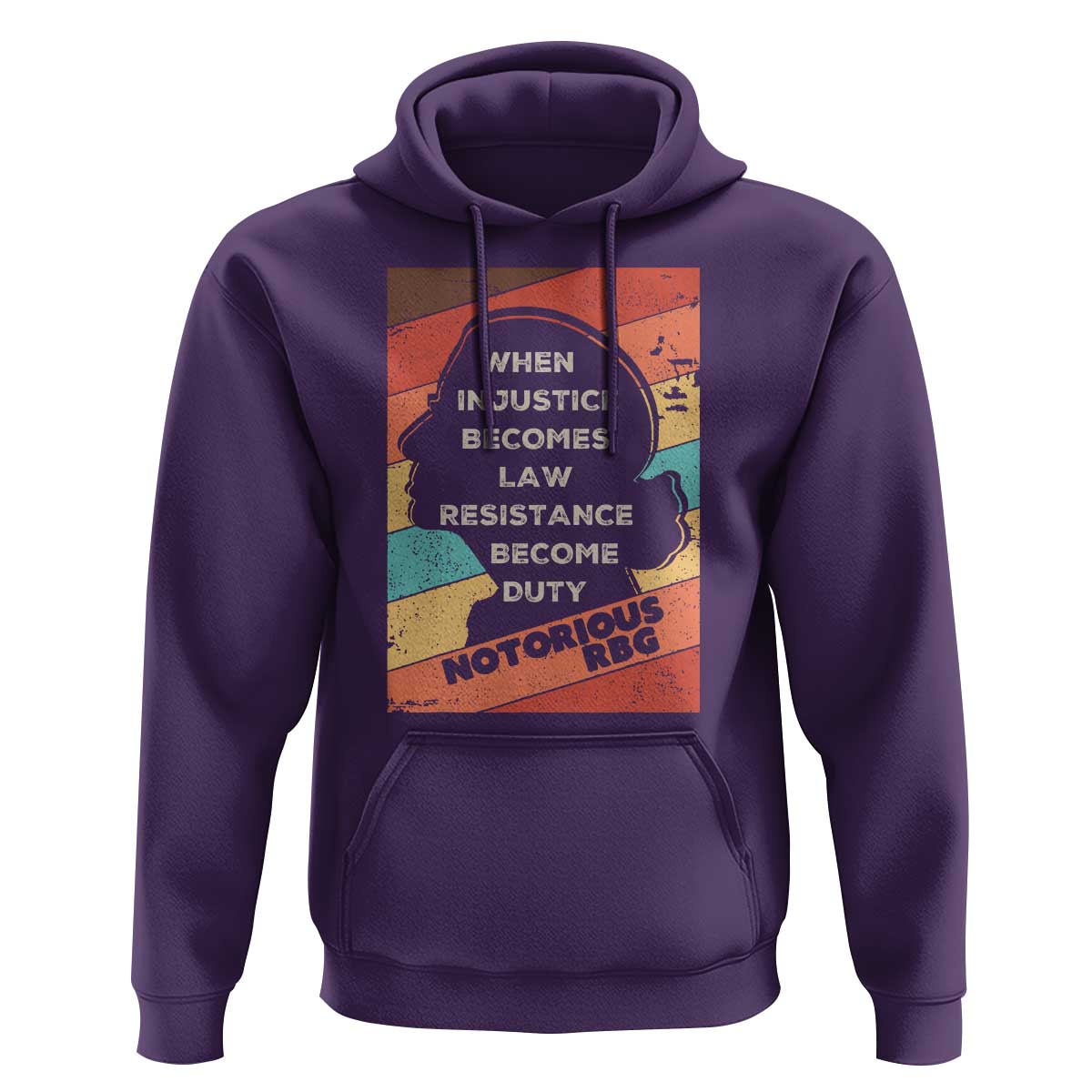 When Injustice Becomes Law Resistance Becomes Duty Hoodie Political Protest Feminist RGB - Wonder Print Shop