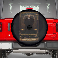 Tarot Card RBG Spare Tire Cover When Injustice Becomes Law Resistance Becomes Duty - Wonder Print Shop